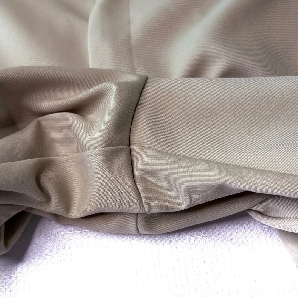 Haggar Men's Khaki Slacks Tan Flat Front Khaki Pants Sz 46” x 30” Big & Tall